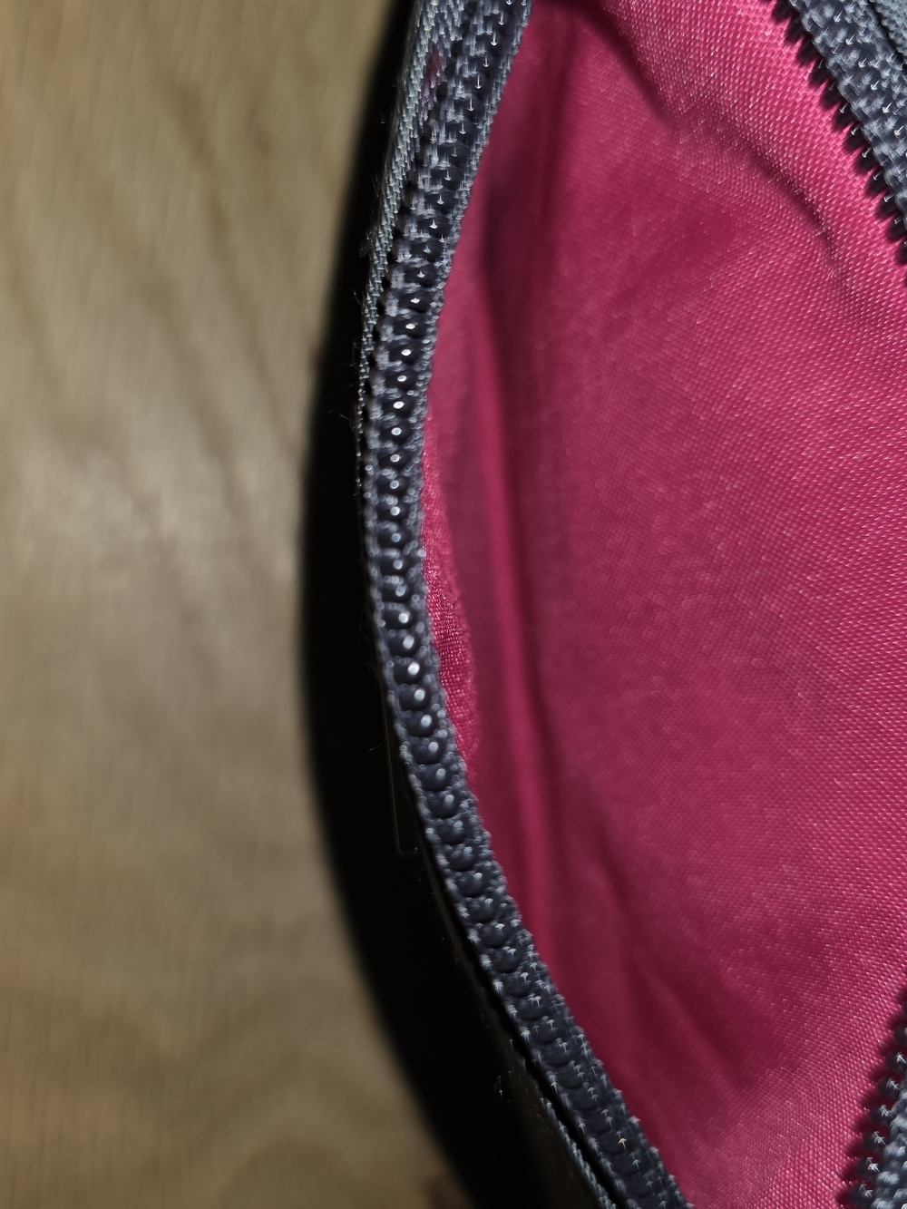 Baggallini Black Crossbody Belt Bag with Pink Accent - Picture 6 of 6